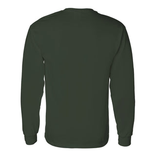 North Dakota State University Bison Primary Logo Long Sleeve T Shirt - Forest