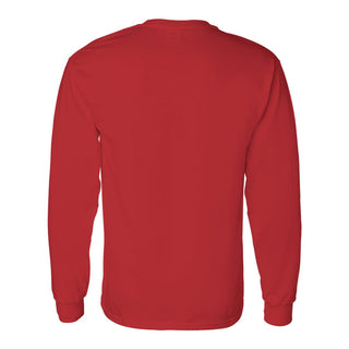 Austin Peay State University Governors Basic Block Cotton Long Sleeve T-Shirt - Red