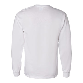 Hawaii Hilo Vulcans Arch Logo Long Sleeve T Shirt - White