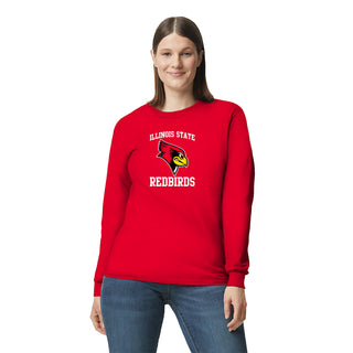 Illinois State Redbirds Arch Logo Long Sleeve T-Shirt