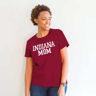 Indiana Mom Basic Block - Cardinal Red