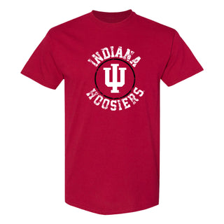 Indiana Hoosiers Distressed Circle Logo T-Shirt