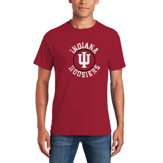 Indiana Hoosiers Distressed Circle Logo T-Shirt