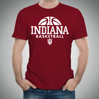 Indiana University Hoosiers Basketball Hype Short Sleeve T-Shirt - Cardinal Red