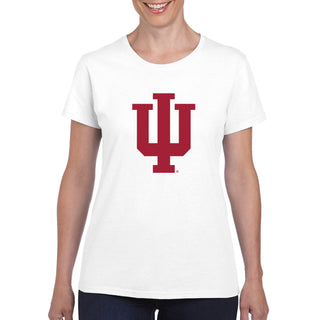 Indiana Hoosiers Primary Logo Womens T-Shirt - White