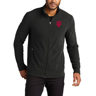 Indiana Hoosiers Primary Logo Accord Microfleece Jacket - Black