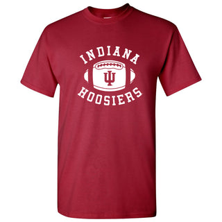 Indiana Hoosiers Football Block T-Shirt - Cardinal