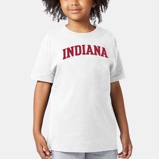 Indiana Arched Champion SS Youth T-Shirt - White