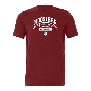 Indiana Football Crescent Jersey T-Shirt - Cardinal