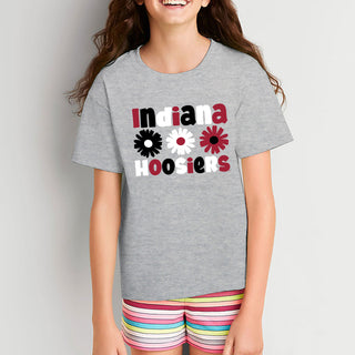 Indiana Daisy Dot Youth T-Shirt - Sport Grey