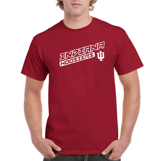 Indiana Warrior Slant T-Shirt - Cardinal