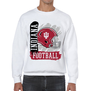 Indiana 90s Big Print Crewneck - White