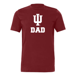 Indiana Primary Logo Dad Canvas Jersey T-Shirt - Cardinal