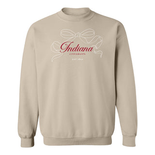 Indiana Delicate Bow Crewneck Sweatshirt - Sand