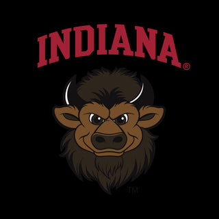 Indiana Bison Head LC EMB Full Zip Hoodie