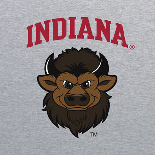 Indiana Bison Head LC EMB Full Zip Hoodie