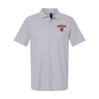 Indiana Arch Logo EMB Softstyle Pique Polo