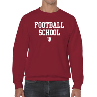 Indiana Football School Crewneck - Cardinal