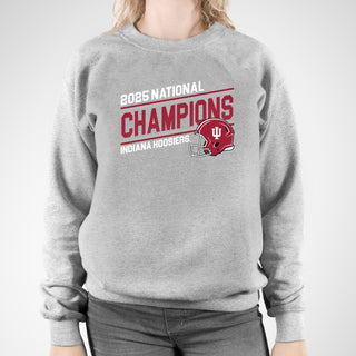 Indiana 2025 Football Champions Action Play Crewneck