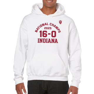 Indiana National Champions 2025 16-0 Hoodie