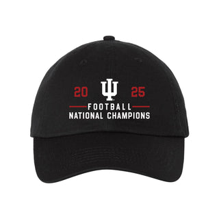 Indiana 2025 Football Champions Simple Path Bio-Washed Classic Dad Hat