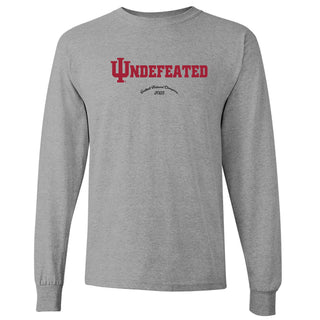 Indiana Trident Undefeated National Champions 2025 Long Sleeve - Sport Grey
