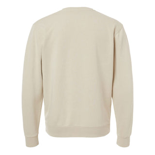 Iowa Plaid Circle Pigment Dyed Crewneck - Pigment Ivory