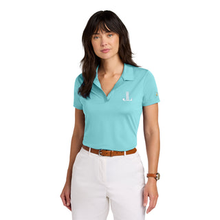 Junior League Logo LC EMB Brooks Brothers Women’s Mesh Pique Performance Polo
