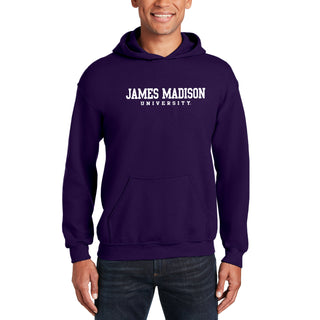 James Madison Basic Block Hoodie - Purple