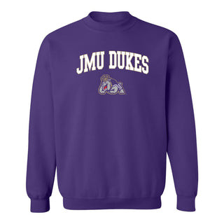 James Madison Arch Logo Crewneck - Purple