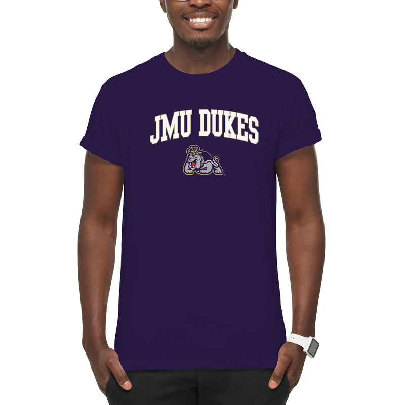 James Madison Arch Logo T-Shirt - Purple