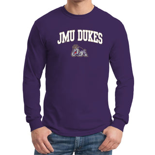 James Madison Arch Logo Long Sleeve - Purple