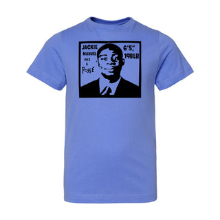 Jackie Manuel Youth Tee - Carolina Blue