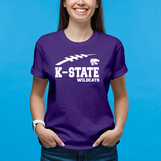 K-State Wildcats Football Horizon T-Shirt - Purple