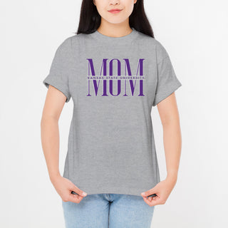 Kansas State Classic Mom T-Shirt - Sport Grey