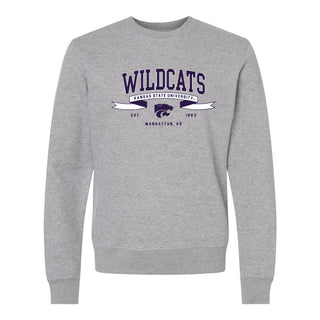Kansas State Ribbon Flight JA BTB Crewneck - Oxford