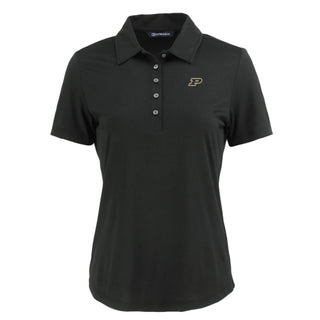 Cutter & Buck Purdue Coastline Epic Comfort Womens Eco Polo - Black