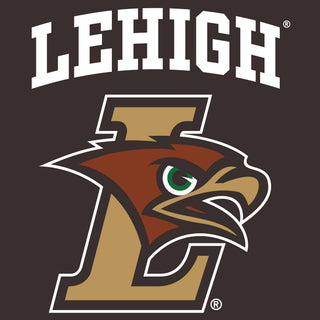 Lehigh University Mountain Hawks Arch Logo T-Shirt - Dark Chocolate