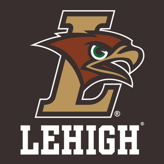 Lehigh University Mountain Hawks Primary Logo T-Shirt - Dark Chocolate