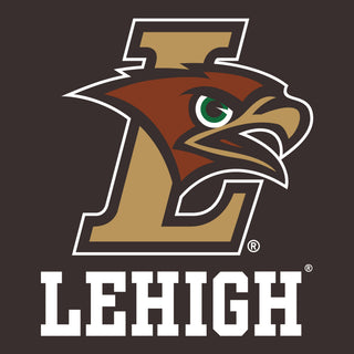 Lehigh University Mountain Hawks Primary Logo Hoodie - Dark Chocolate