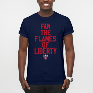 Liberty Flames Fight Song Sport T-Shirt - Navy