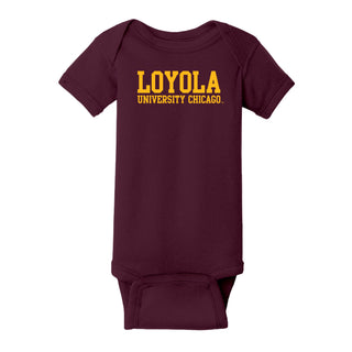 Loyola Chicago Basic Block Creeper - Maroon