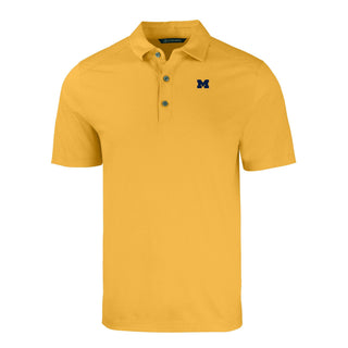 Cutter & Buck Michigan Forge Eco Recycled Polo - College Gold Heather