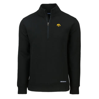 Cutter & Buck Iowa Roam Eco Quarter Zip Pullover - Black
