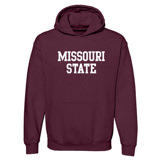 Missouri State Bears Basic Block Hoodie - Maroon