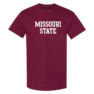 Missouri State Bears Basic Block T-Shirt - Maroon