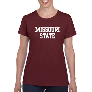 Missouri State Bears Basic Block Women's T-Shirt - Maroon