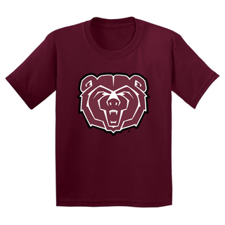 Missouri State Bears Primary Logo Youth T-Shirt - Maroon