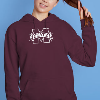 Mississippi State Bulldogs Primary Logo Hoodie - Maroon