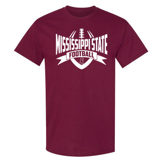 Mississippi State Bulldogs Football Rush T Shirt - Maroon